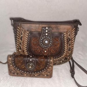 Purse and wallet set
